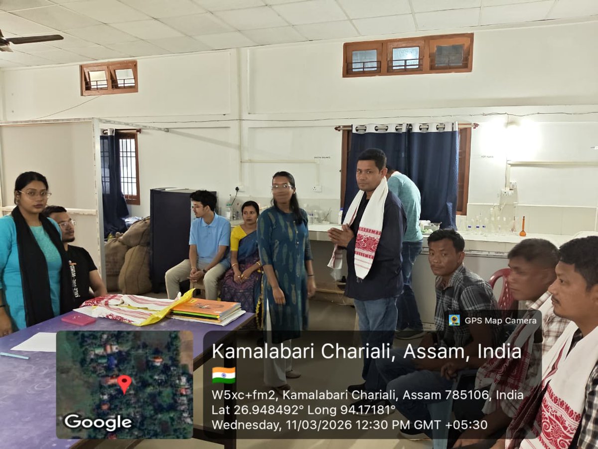 JJM_Majuli's tweet photo. Today, on the occasion of World Plumbing Day, celebrated as part of Jal Mahotsav, 11 Nos. of Jal Mitras were felicitated with Gamucha in recognition of their dedicated service, sincere efforts, towards water tariff collection in their PWSS.
#Jalmahotsav2026
#JalArpanDivas https://t.co/DIv58IYvPV