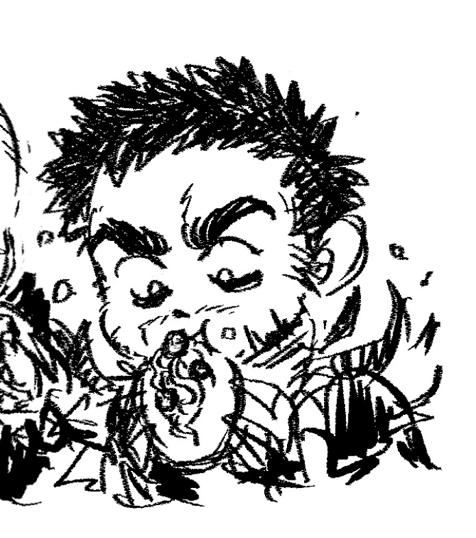 원래 왼쪽으로 그렸는데 너무 심드렁해보여서 착순이 표정으로 수정된 다메마루
근데 역시 다시봐도 왼쪽이 맘에드는군