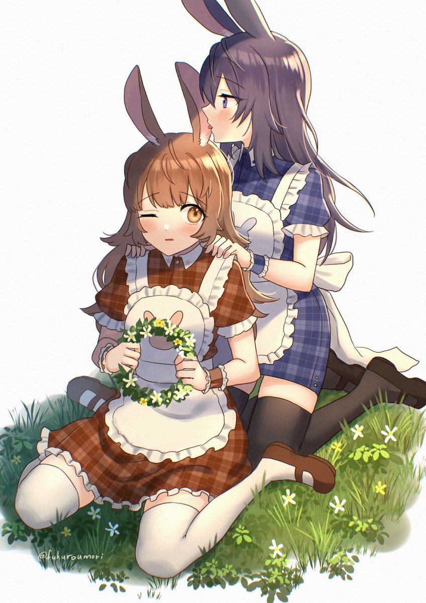 耳ぺろ🐰#創作百合 