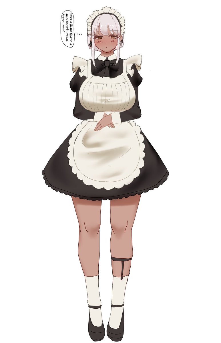 このアンドロイドメイドちゃんなんですがアンドロイド感ないので創作的には普通の女の子にしか見えない。 