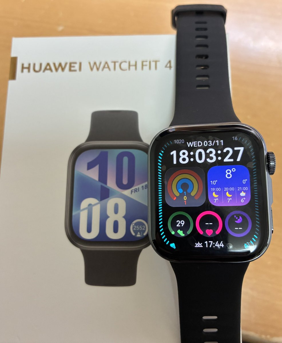 MICHIO_Fu's tweet photo. 今春の運命と潮流の変わり目を機に
自分の⌚︎腕時計⌚️をGARMINから
心機一転🤗 HUAWEI(ファーウェイ)の
WATCH FIT 4へ更新しました✨
結構設定に時間を要しましたね💦

まずは着用するものから一新🆙します
WATCHはコンパス機能もあって
実利にもとても有効ですし、
素敵な文字盤も豊富ですね💖 https://t.co/BMNw3p12hY