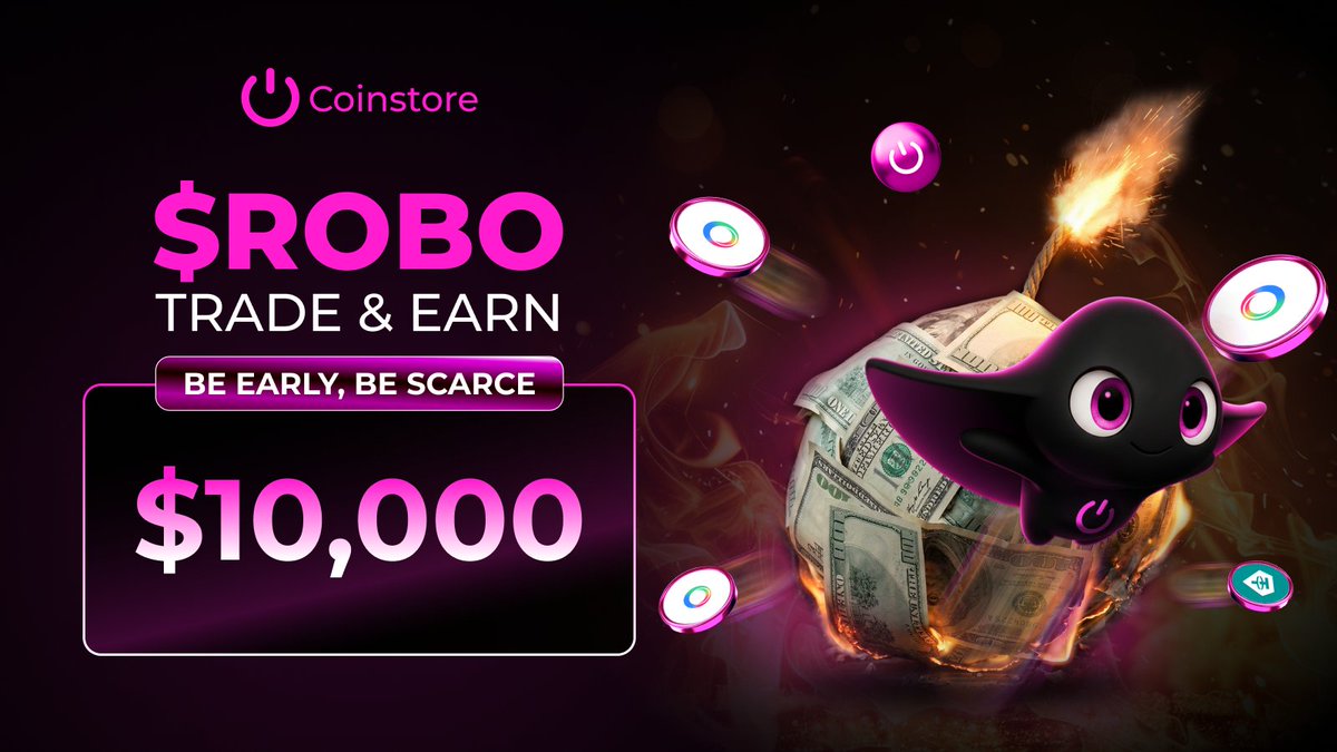 CoinstoreExc's tweet photo. 🔥 $ROBO Trading Competition is LIVE! 🔥
Trade smart, deposit wisely, and share $12,000 USDT.

🗓 Only for 1 weeks, Mar 11th–18th
💱 Only for pair, ROBO / USDT
🏆 $8,000 Trading Volume Ranking
🚀 Net Deposit Multiplier up to 2× (same trades, higher rank)
👉 Trading now: https://t.co/IR6nq8ueDC
👉 More details: https://t.co/8DGzP2xDON

#ROBO #TradingCompetition #CryptoTrading #FOMO