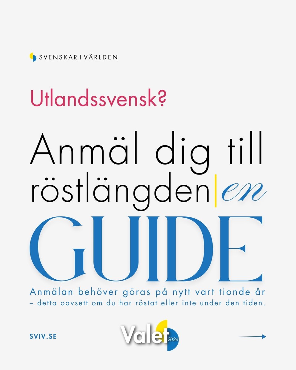 Svenskar i Världen tweet media