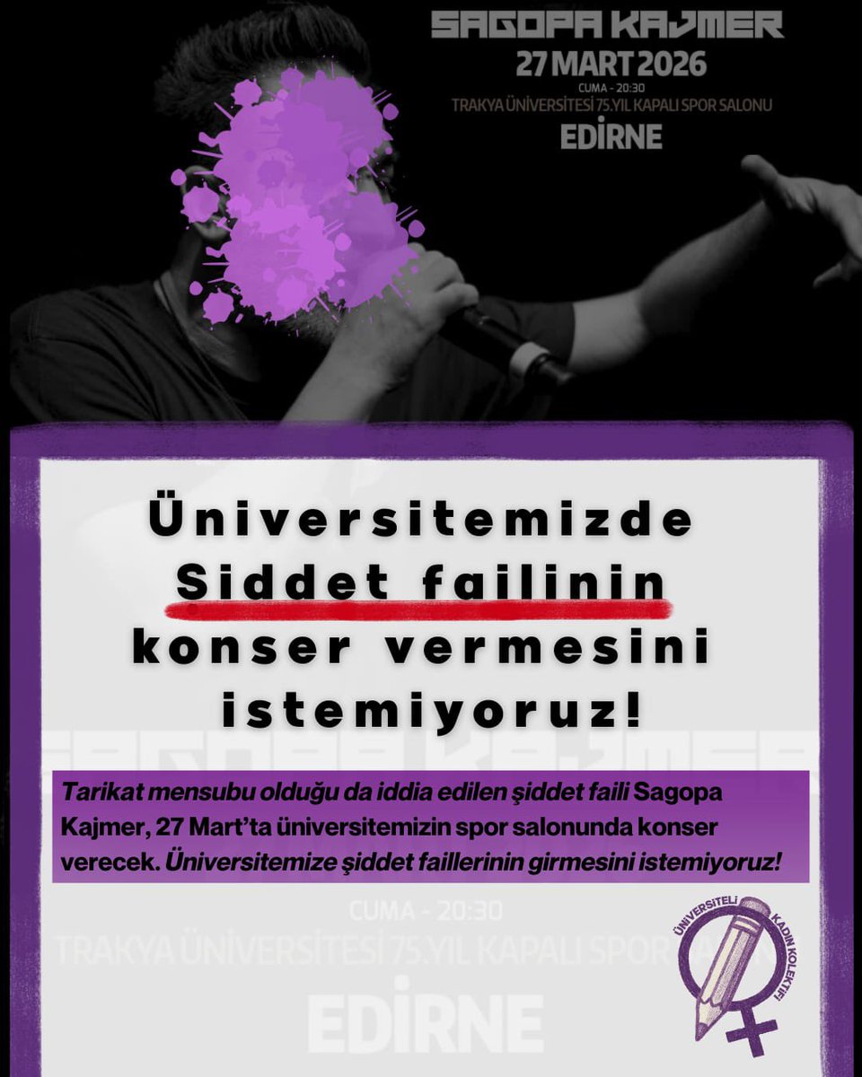 Trakya Üniversitesi Kadın Kolektifi tweet media