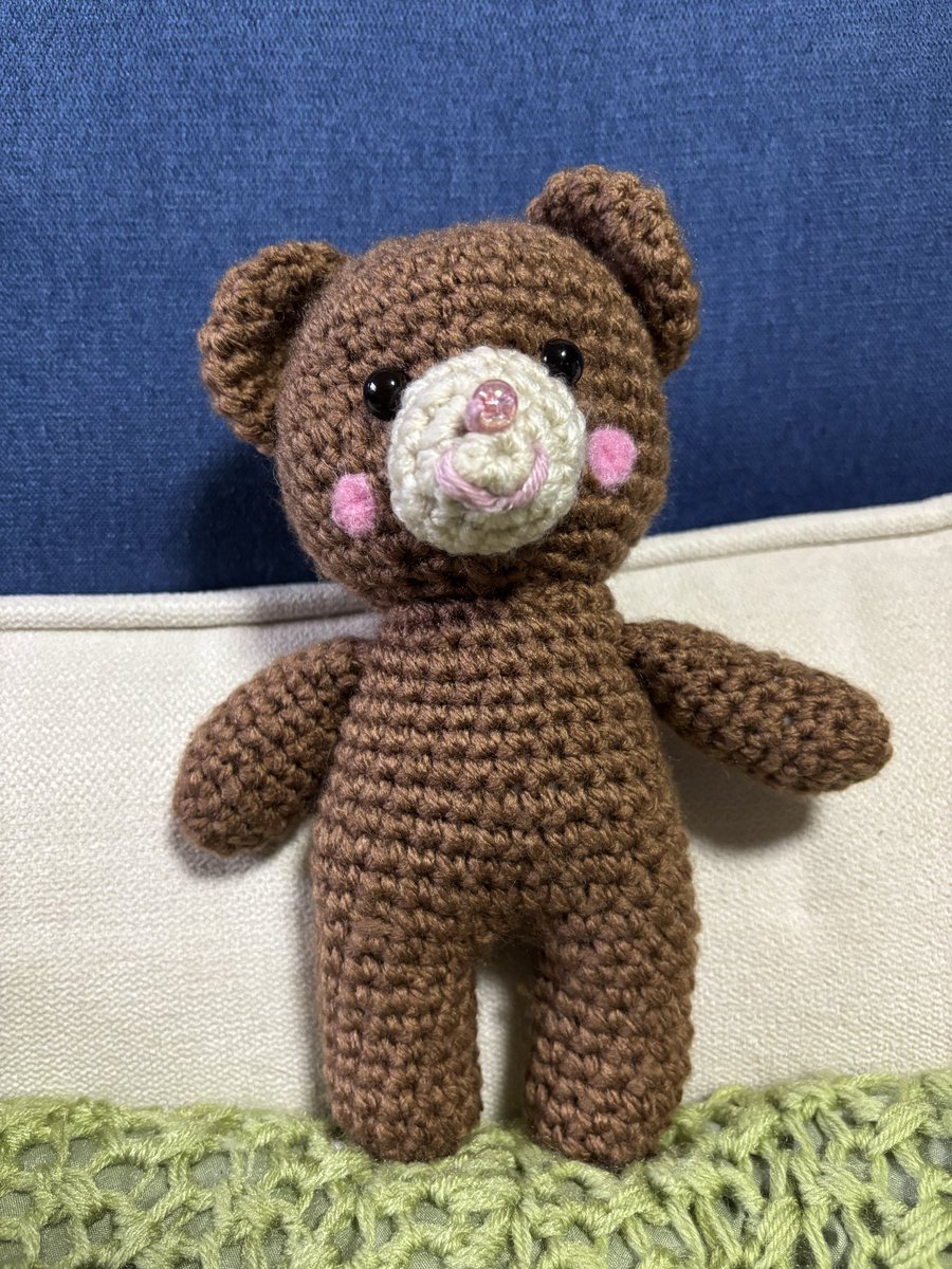 222mirin's tweet photo. 編み物🧶
編みぐるみ作りました
自画自賛しながらw
癒されています

再投稿しました。
わさちゃん❤️ありがとね
＃編み物 https://t.co/YBJPIr4BIw