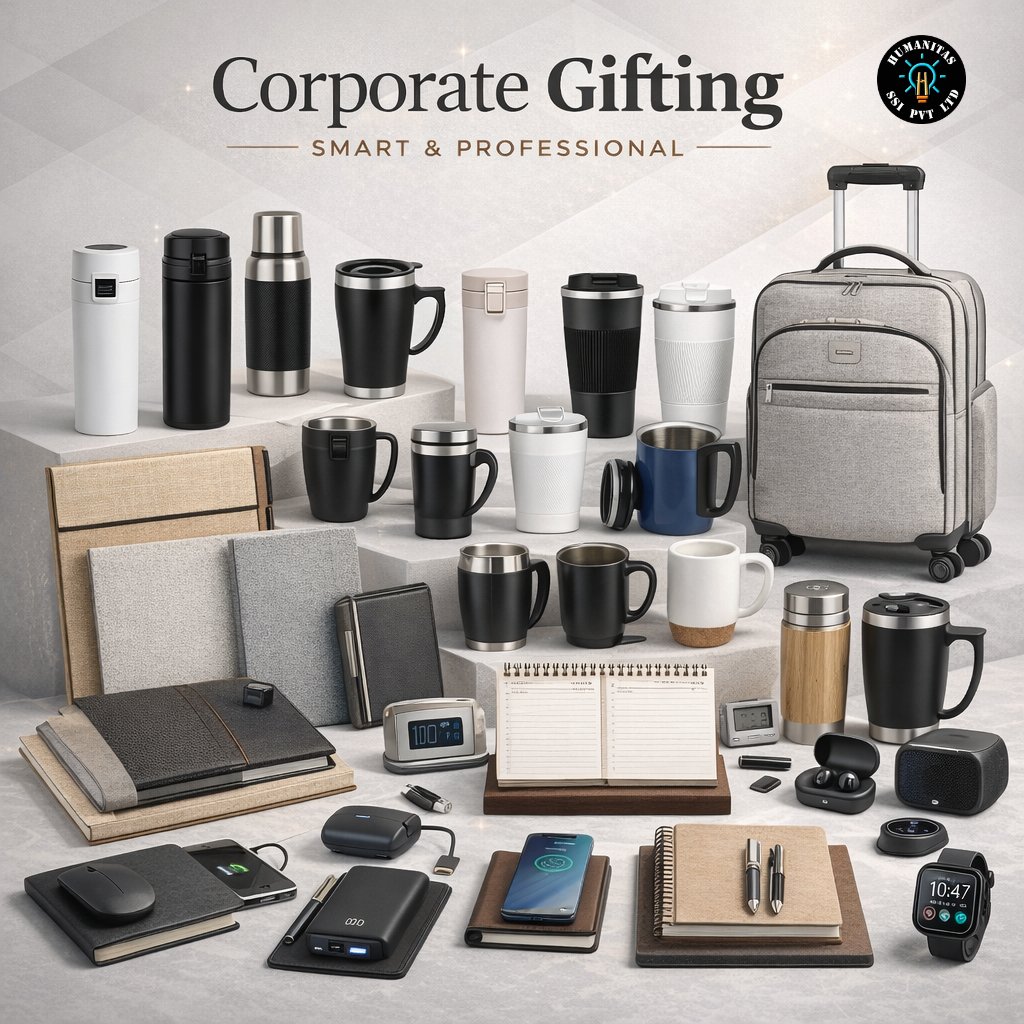 HumanitasSsi's tweet image. 🎁 Smart. Useful. Memorable.
Upgrade your corporate gifting with premium mugs, gadgets, office diaries &amp;amp; travel gear – perfect for clients, employees &amp;amp; events.
Custom branding available.
DM to order today.
#CorporateGifts #BusinessBranding #EmployeeGifts #ClientAppreciation