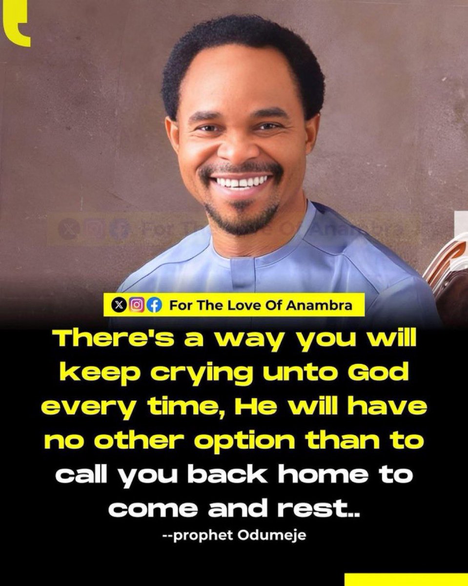There's a way you will keep crying unto God every time,He will have no other option than  to call you back home to come and rest.