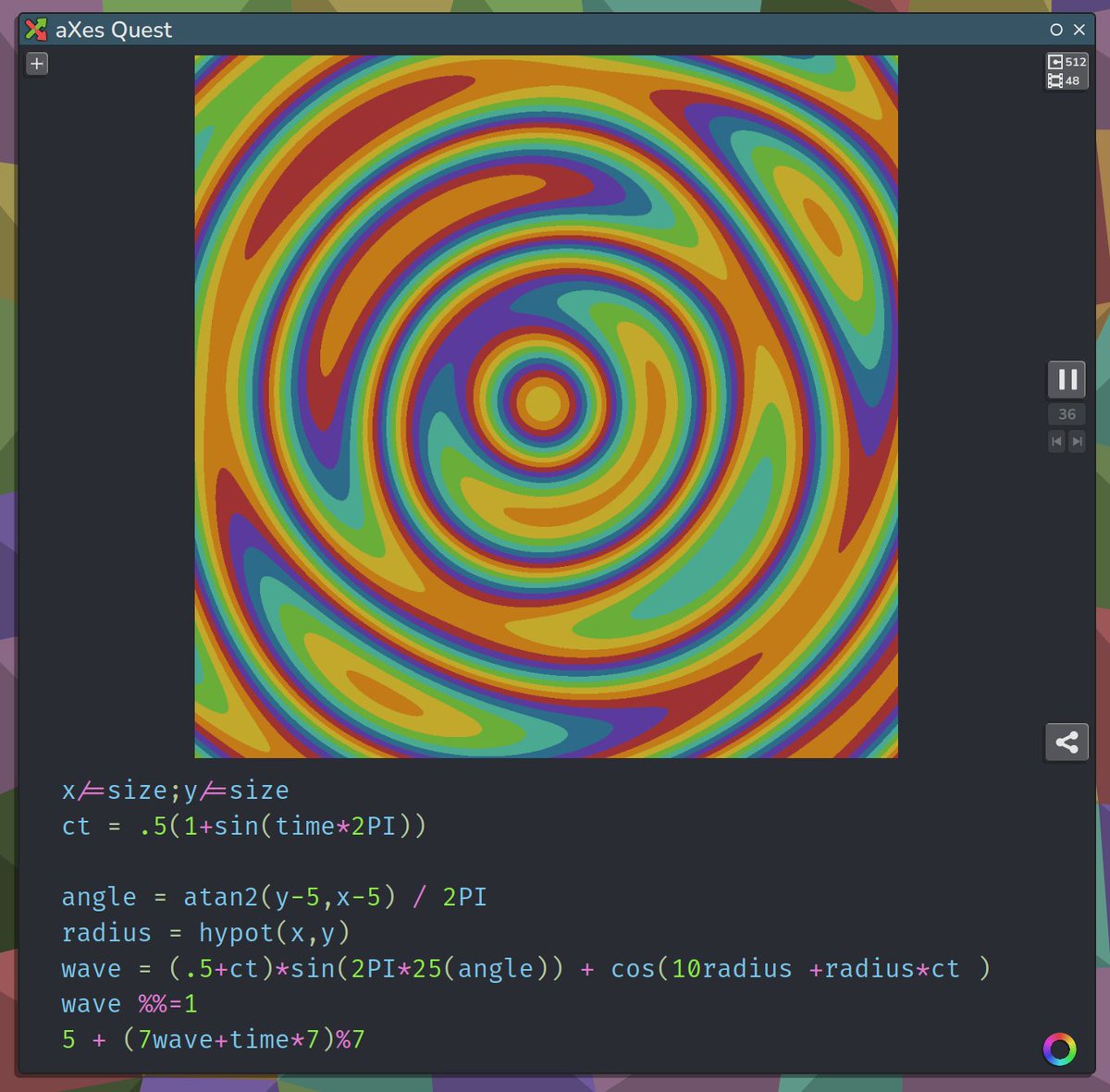 aXes_Quest's tweet photo. Source code https://t.co/gF1FkXUqGX