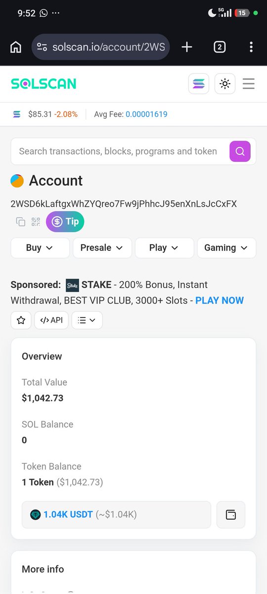 Molan_Firm28's tweet photo. My funds are stuck with Cadremit and I need answers.
Weeks ago I sent USDT to a wallet address provided by Cadremit. The transaction is confirmed on the blockchain and the funds are visible in the wallet. Yet cadremit keeps telling me the money never arrived.
This makes no sense.
Transaction details are publicly verifiable and the funds are sitting in the address controlled by cadremit.
The only issue is that I mistakenly sent USDT instead of USDC. But the wallet clearly received the funds.
I have: • Contacted cadremit support
• Sent emails
• Shared the TXID
• Tagged them here
But the response is always the same: “Nothing we can do.”
If the wallet belongs to Cadremit, then the funds are under their control.
At this point I’m simply asking Cadremit to escalate this to their technical team and help recover the tokens sitting in their wallet.
Crypto transactions are transparent. Anyone can verify the transaction on the blockchain explorer.
I’m not asking for special treatment — just for Cadremit to acknowledge the funds that clearly reached their wallet.
@cadremit please help resolve this.

TXID: 39yXrr656YWxdjKJZsdPjxQnfYWfitJuhckP8zashfRbAHioKJeeDkzMMZ9GCoNvXzgZSLV6Syr1MMxs1nzViPkk

Wallet 2WSD6kLaftgxWhZYQreo7Fw9jPhhcJ95enXnLsJcCxFX

Amount sent: 1042.7 USDT
@cz_binance 
@solana 
@bull_bnb 
@Anbessa100 
@binance 
@BinanceAfrica 
similar issue happened to a customer from @cleva, check under my trend and see how cleva was nice to the customer.