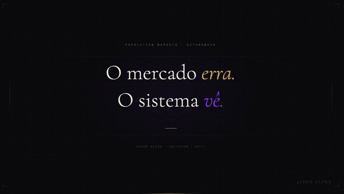 4seen Alpha 👁 Prediction Markets tweet media