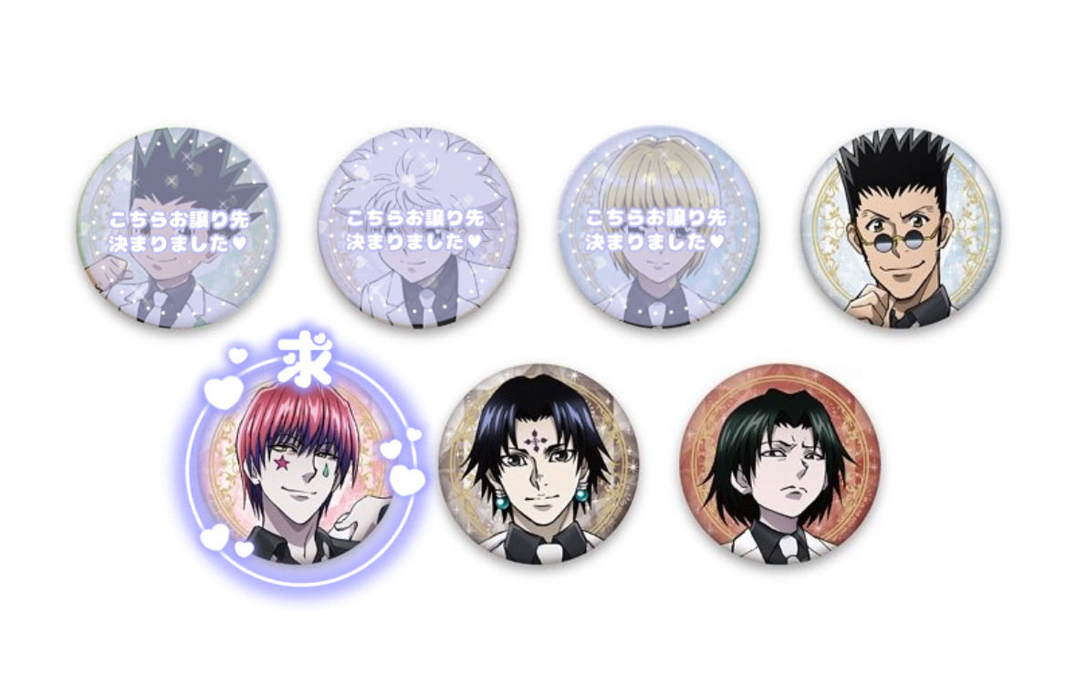 HUNTER×HUNTER フェイタン　缶バッジ　白スーツ　aj2026 交換】HUNTER × HUNTER ハンターハンター AnimeJapan 2026 AJ 描き