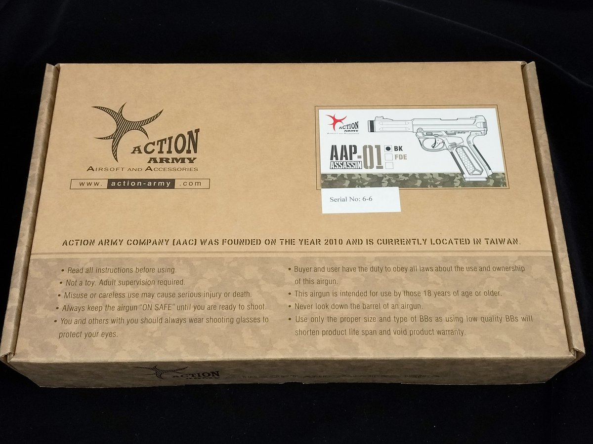 Toyskameta's tweet photo. 台湾ACTION ARMY社のガスブローバックガンAAP-01アサシン、AAP-01Cコンパクト入荷!!
お値段はどちらも14,300円(税込)
南部14年式のようにスライドではなくボルトがブローバックするタイプです
レビュー動画がいろいろ上がっていますのでご興味ある方は探してみて下さい
#actionarmy #aap01assassin https://t.co/AEY9HWMDDp