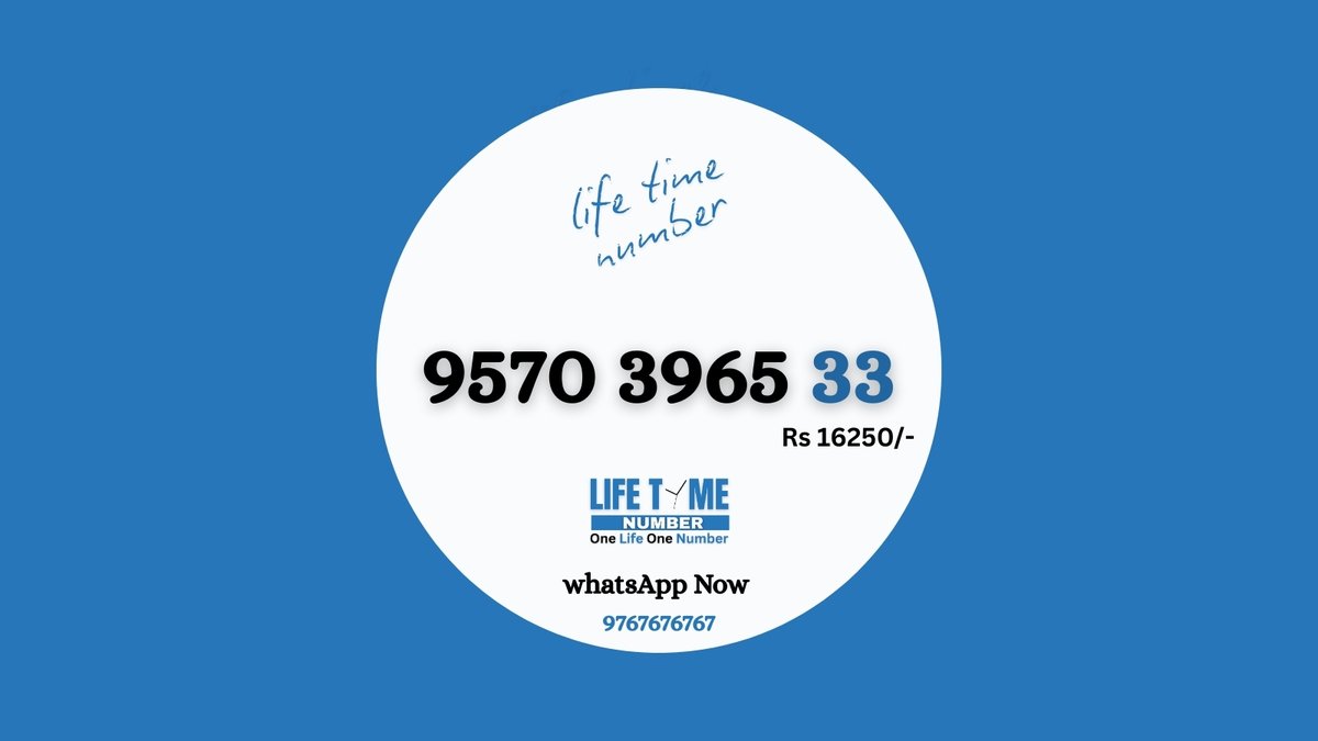 lifetime_number's tweet image. Your Phone Number Is Your Personal Brand.

 A VIP, Fancy, or Numerology mobile number makes you memorable, builds instant credibility, and strengthens your brand image.

🌐 lifetimenumber.com
📞 9767676767 | 9363636363

#VIPNumbers #FancyNumbers #PremiumNumbers