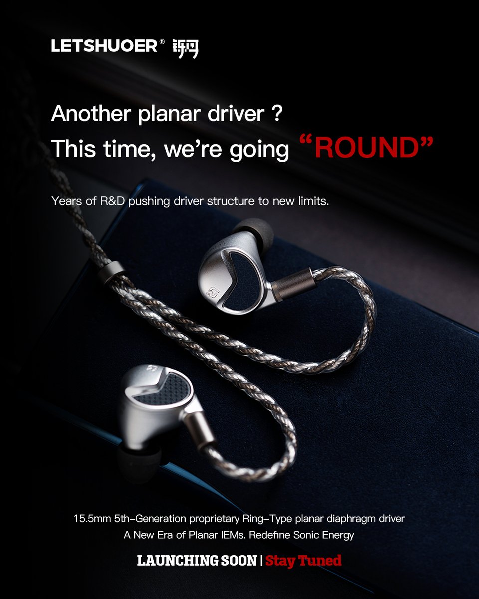 letshuoer's tweet image. Deep bass. Pure energy.
Meet Astralis — the new era of planar IEMs.
Unveiling soon.⏳

#letshuoer #earphones #Astralis #newrelease #planarpower