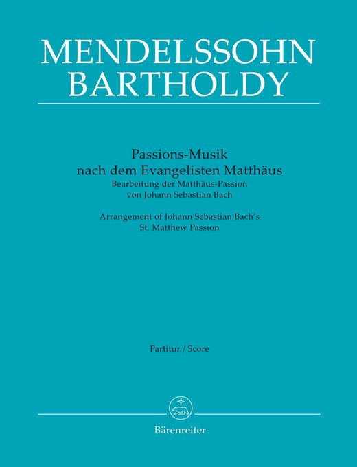 Today in 1829 Mendelssohn performed Bach’s St Matthew Passion heard again for the first time in 100 years.

This performance marked the rediscovery of Bach as a composer and a revival of his works began.

Have a read about our new revised edition here takte-online.de/en/search-resu…