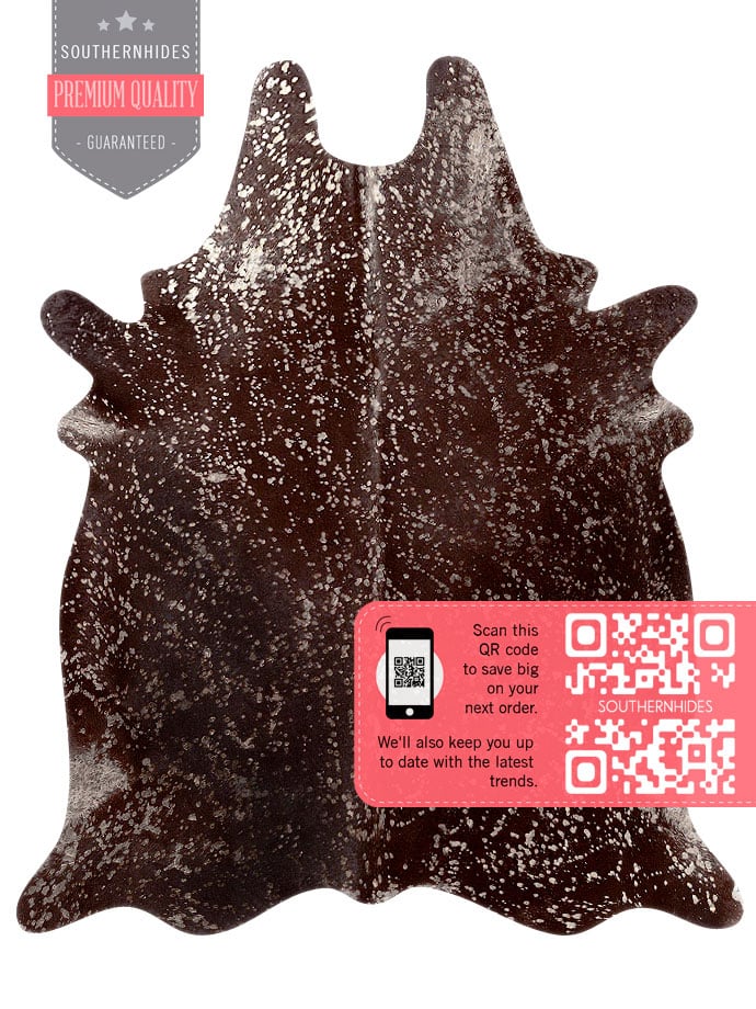 SouthernHides's tweet photo. Metallic Silver on Brown Cow Hide Rug https://t.co/Od5JtiSJ0H #WesternDecor #MetallicCowhideRug #DanishModern #SilverCowhideRug #SilverMetallicRug #BrownMetallicHide #MetallicBrownRug #BronzeAreaRug #BronzeBrownCowhide #ArtDecoRug #UptownChic #HandSpatteredRug https://t.co/vEurIW5Hee