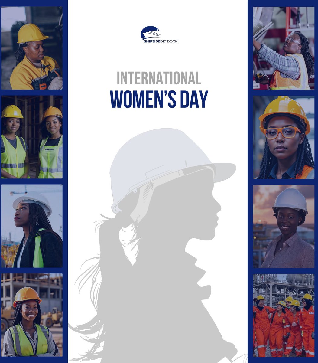 ShipsideD's tweet photo. From the shipyard to the office, the women who are part of SSDD and the wider maritime industry bring excellence every single day. Today we honor their expertise and leadership. Happy International women’s month 

#InternationalWomensDay #women https://t.co/kPL87brk6S