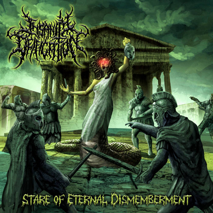 KMANRIFFSMetal's tweet photo. 2⃣0⃣2⃣6⃣: THE UPCOMING TERROR ⚔️
➡️May 25th, 2026⬅️
INSANITY DEIFICATION - Stare of Eternal Dismemberment 🇷🇴⚛️
Debut album from Brasov, Romanian Brutal Death Metal outfit⚛️
BC➡️https://t.co/pYO5aHYC6z ⚛️
#InsanityDeification #Stare #DeathMetal #TheUpcomingTerror26 #KMäN https://t.co/ohQSOew3mL