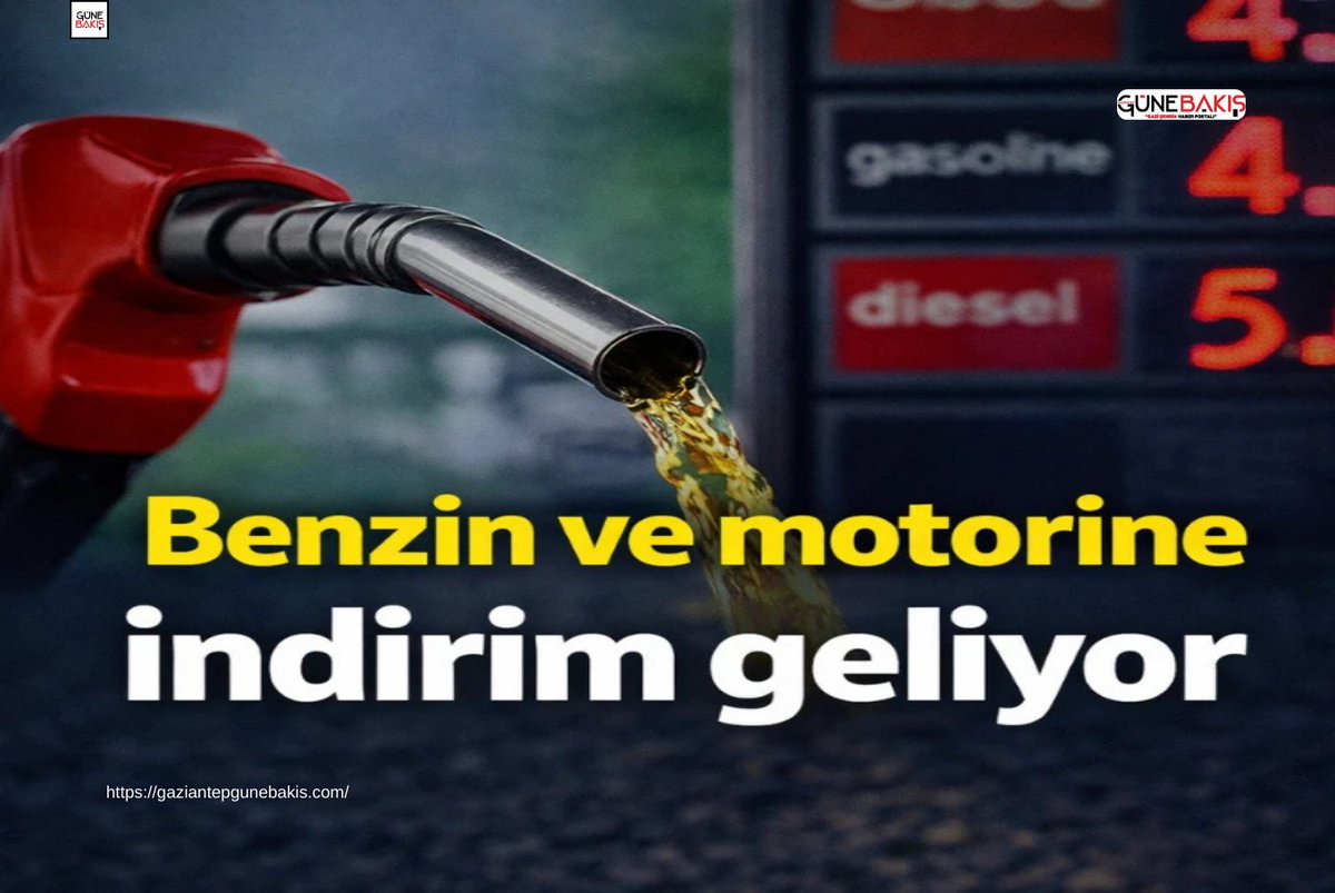 gunebakishaber's tweet image. Benzin ve motorine indirim geliyor gaziantepgunebakis.com/haber/24334-be… #akaryakıt #indirim #SONDAKİKA