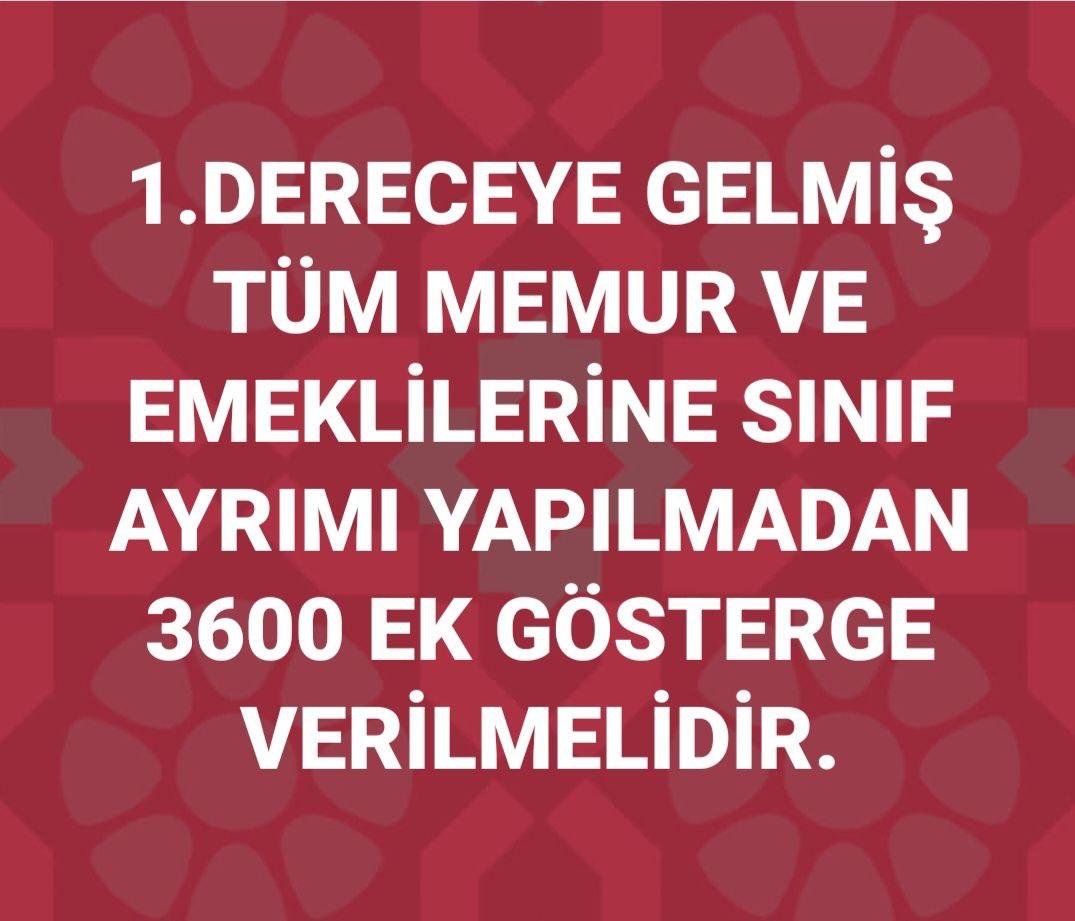 ilhami3344's tweet photo. @_aliyalcin_ MEMUR EMEKLİLERİNE SEYANEN ZAM VE ŞEF ÜNVANLI MEMUR EMEKLİLERİNE 3600EK GÖSTERGE VE SEYANEN ZAM HAKKIMIZ OLAN  MÜJDELİ HABER BEKLİYORUZ İNŞALLAH SAYGIDEĞER BAŞKANIM #İYİKİVARSIN https://t.co/QifVRnOwCN