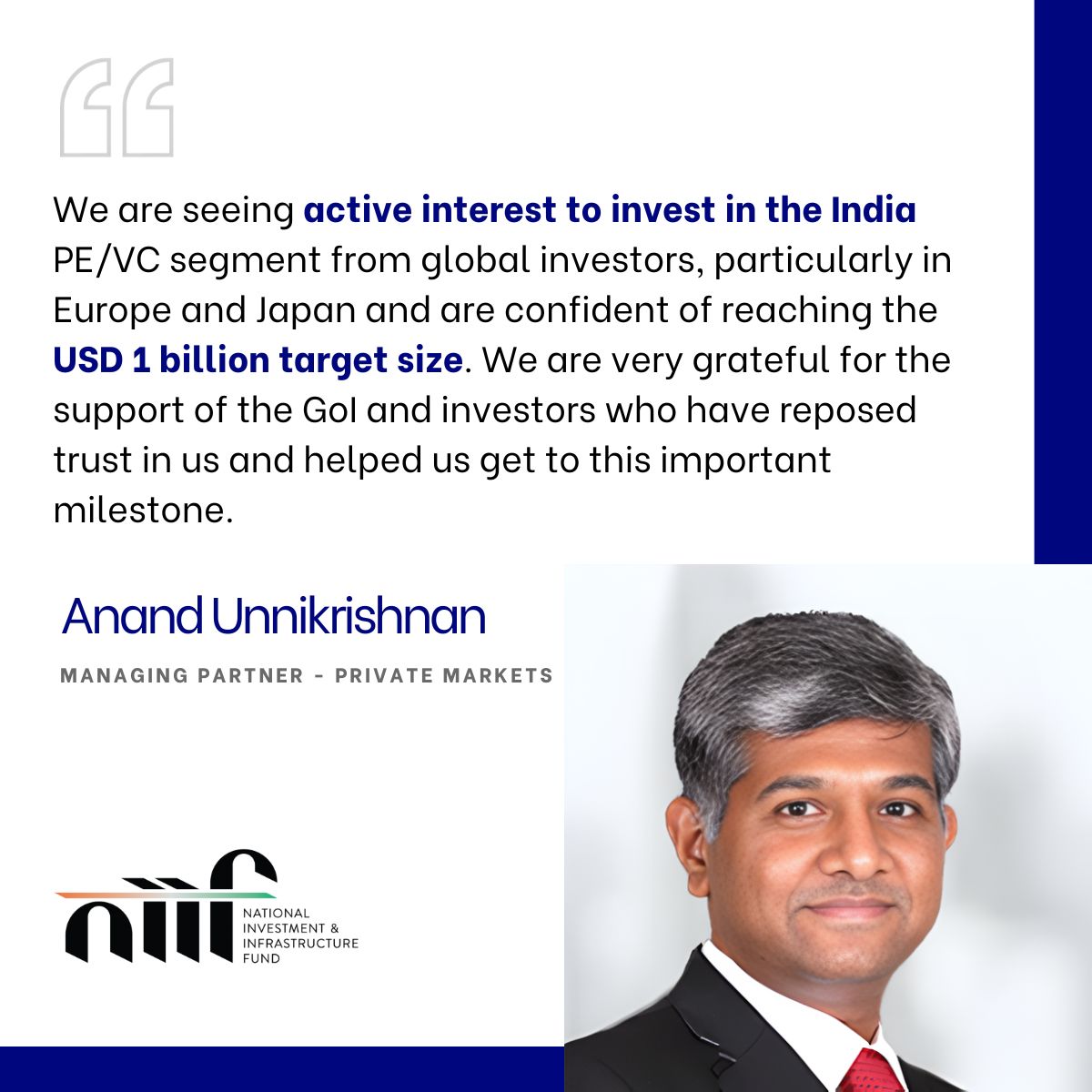 National Investment and Infrastructure Fund (NIIF) tweet media