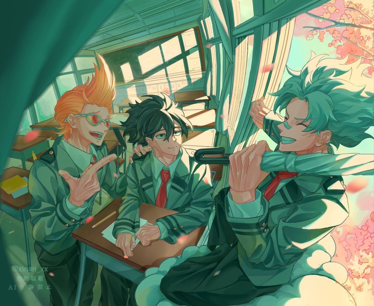 三バカ🎤🐈‍⬛☁️
#ヴィジランテ #ヒロアカ