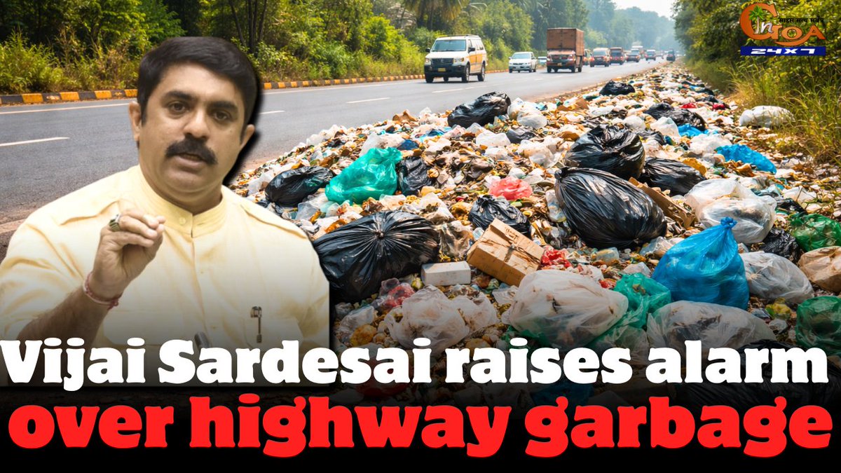 InGoa24x7's tweet image. .@VijaiSardesai raises alarm over highway garbage. Questions contract given to Karnataka firm
WATCH : youtu.be/3Q6UYGxOLr0

#Goa #GoaNews #Garbage #Highway #Assembly