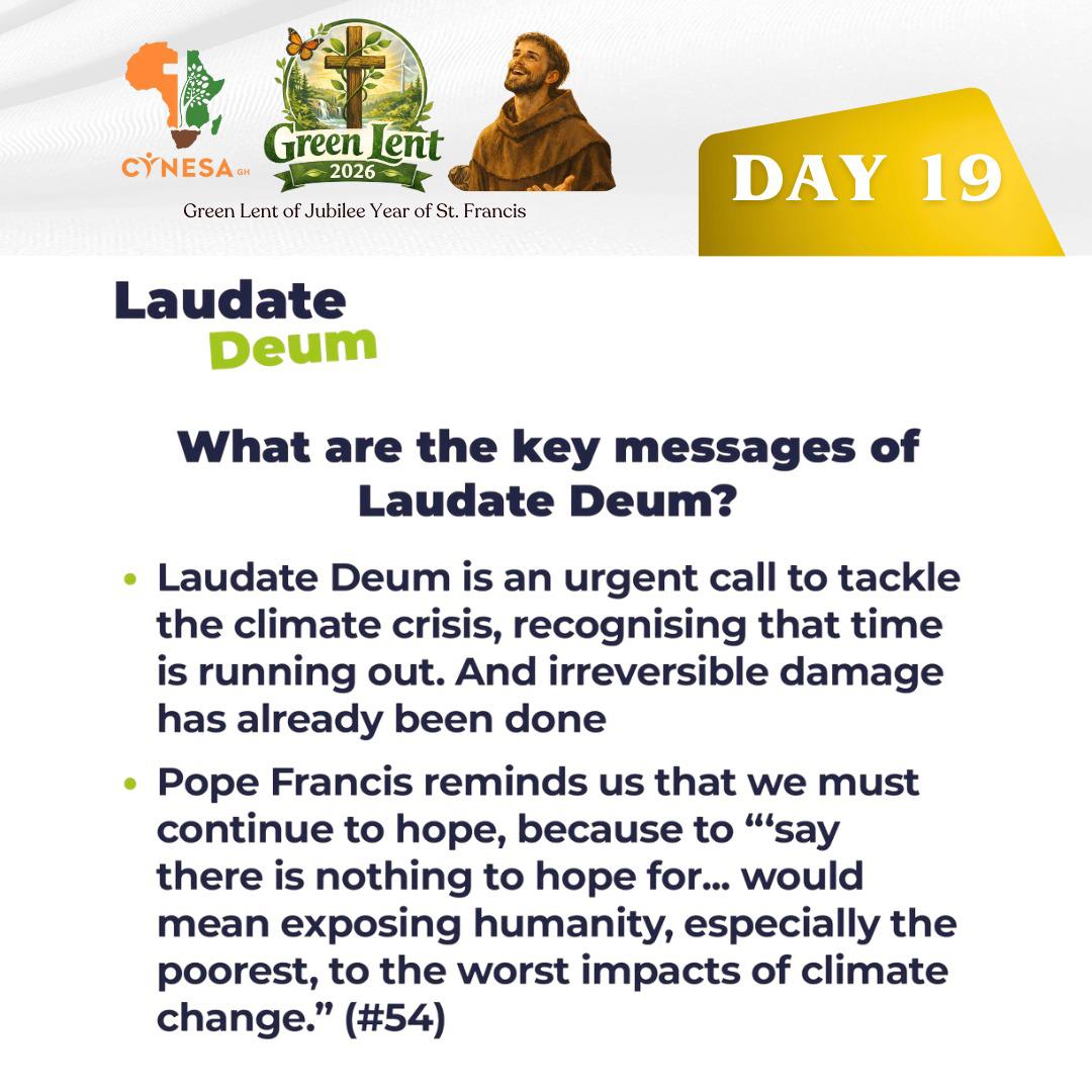 #LaudatoSi #LaudateDeum #WWD2026 tweet media
