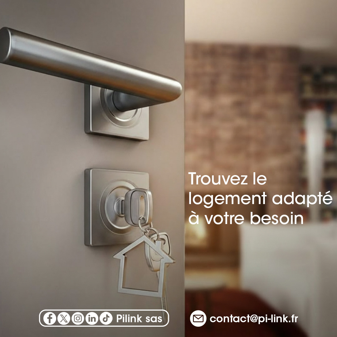 PILINK_SAS's tweet photo. 🎓 Étudiants admis en France : sécurisez votre logement avant votre arrivée

Chaque année, de nombreux étudiants admis en France rencontrent des difficultés pour trouver un logement fiable avant leur arrivée.

PILINK vous accompagne pour sécuriser un logement étudiant adapté à votre situation, afin de faciliter votre installation et votre procédure administrative.

Notre équipe vous aide à :
✔ Trouver un logement étudiant disponible
✔ Éviter les arnaques
✔ Préparer votre arrivée en France sereinement

👉 Vous cherchez un logement en France ? Parlons-en : contact@pi-link.fr.

#PILINK #Excellence #ÉtudesInternationales #Accompagnement