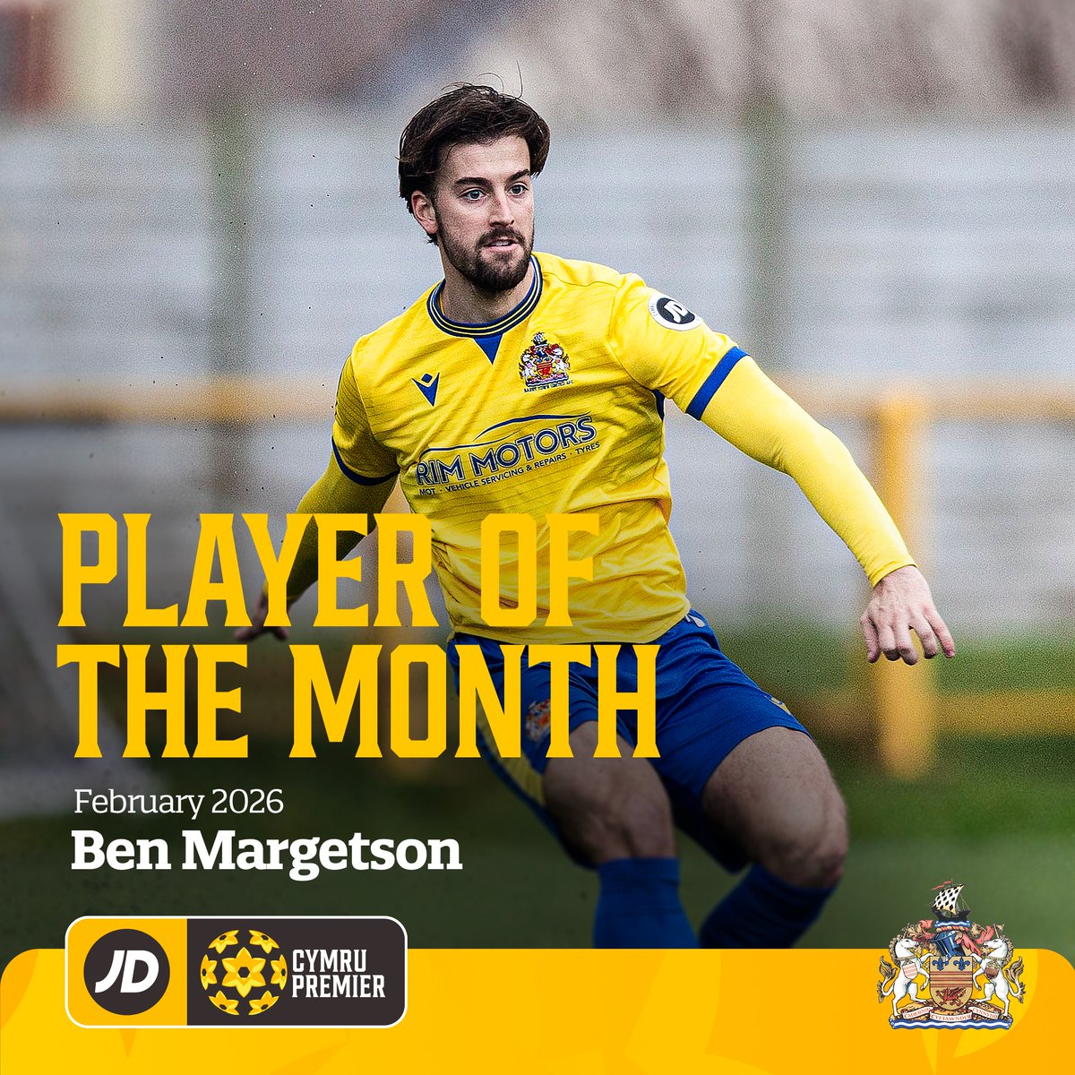 CymruLeagues's tweet photo. February's #JDCymruLeagues Player and Manager of the Month award winners! 🤩