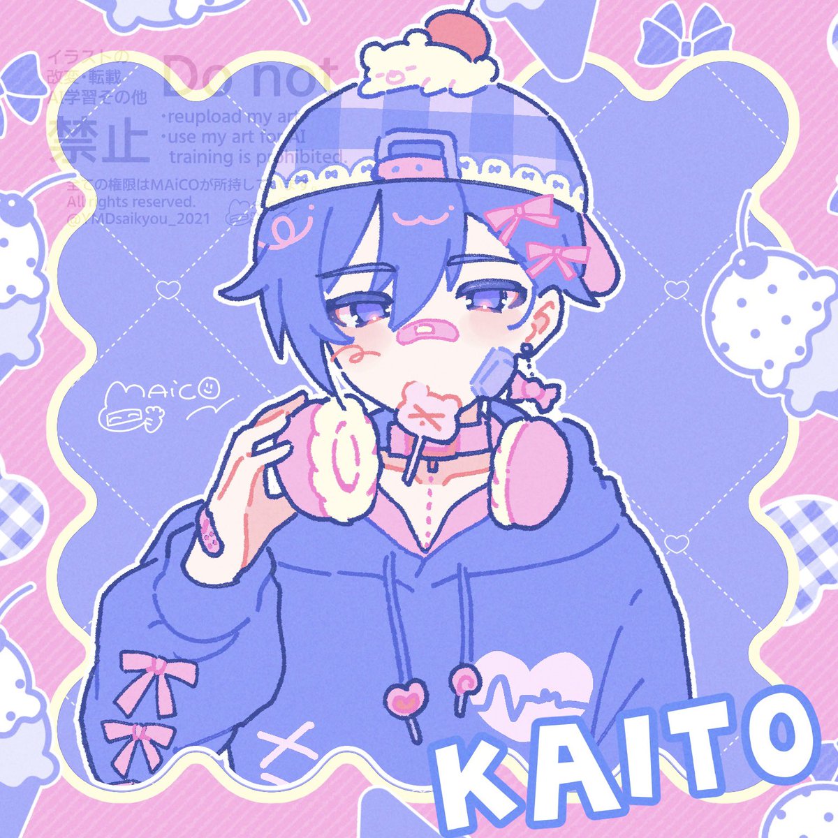 🎀🍬🍭 #KAITO 🍨🤍🩷