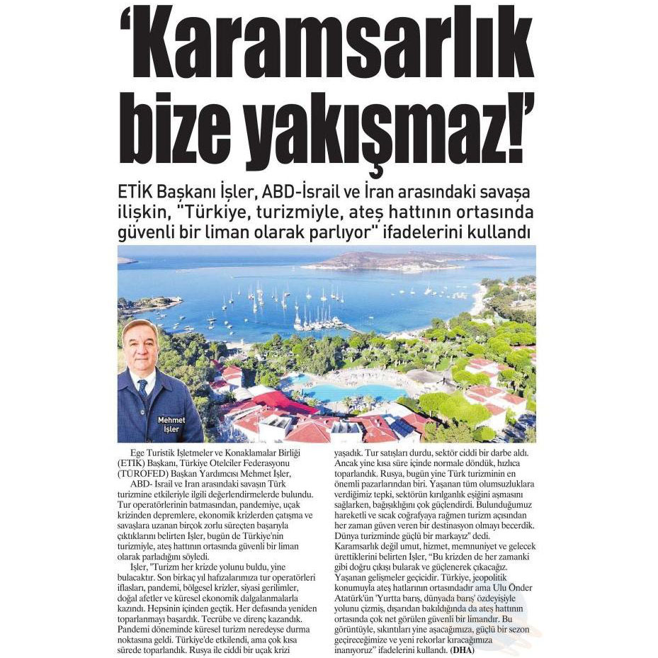 Ege Turistik İşletmeler ve Konaklamalar Birliği tweet media