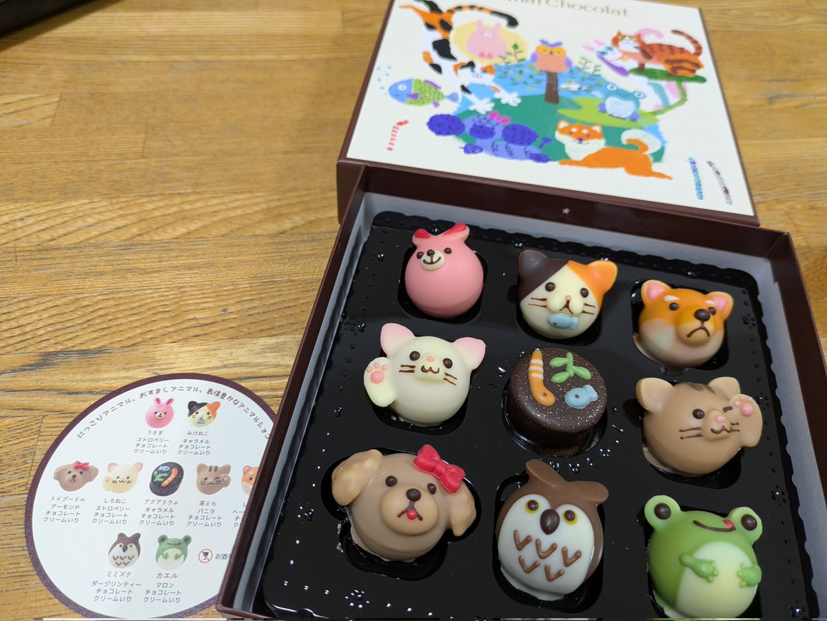 これは旦那さんからの少し早いホワイトデーチョコ