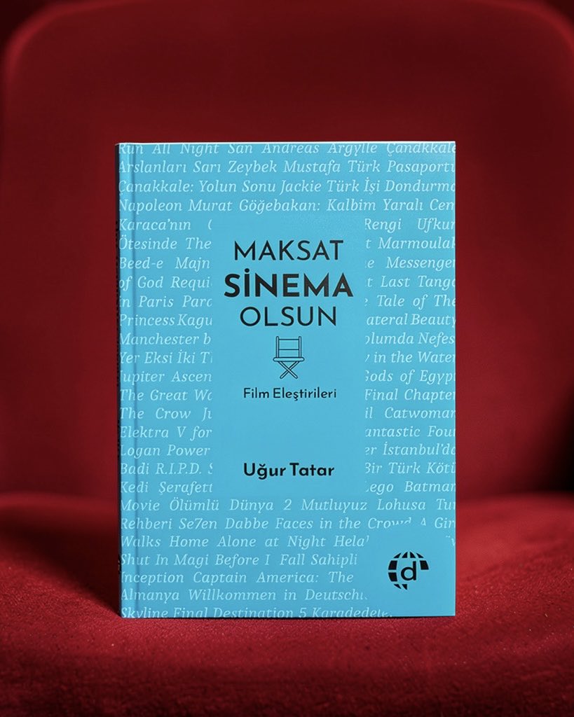 benugurtatar's tweet photo. 🎥🎞️ “Maksat Sinema Olsun”in yayımlanmasının üzerinden tam 1 yıl geçti! 14 yıllık büyük bir maceranın küçük bir özeti olan bu kitap, sevdiğiniz ya da merak ettiğiniz filmlere farklı bir gözle bakmanızı sağlayacak.

🪶 Kitabın ilk 10 sayfasını okumak için:
https://t.co/asdpQ0n193 https://t.co/brF8hpXeq8