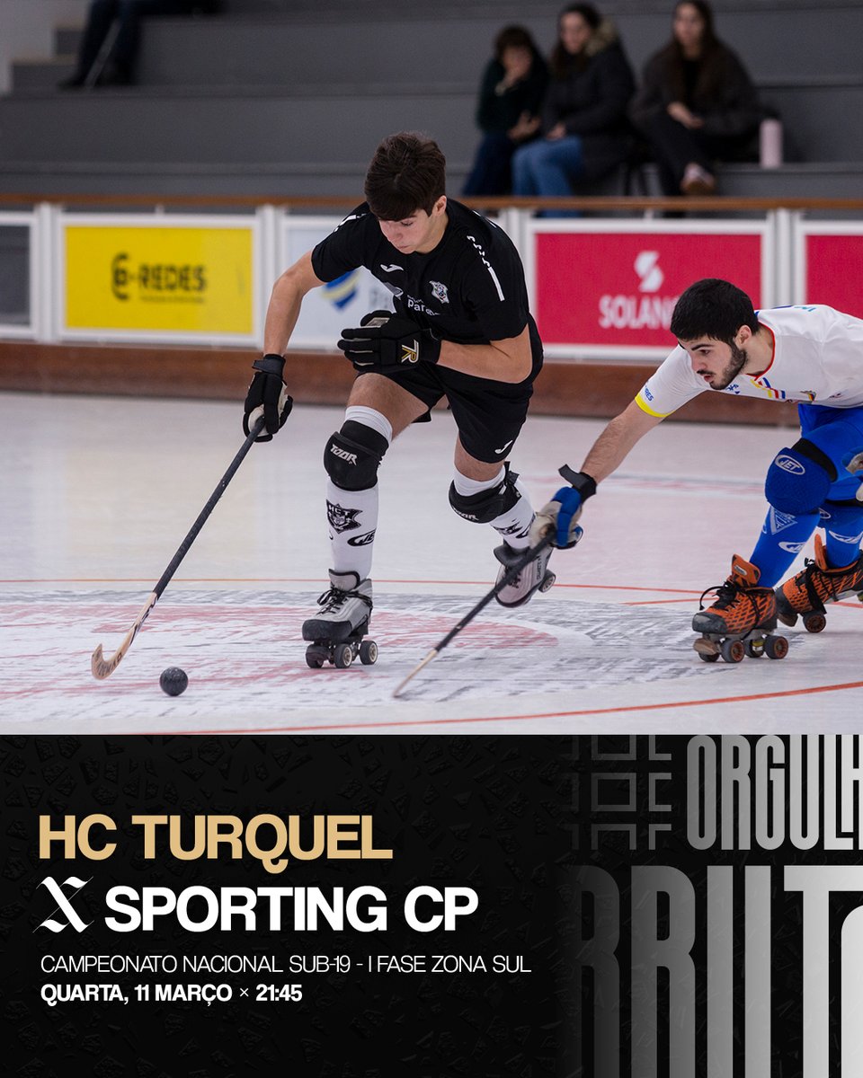 Os nossos Sub-19 recebem esta noite o Sporting CP, na Aldeia do Hóquei, em jogo a contar para o Campeonato Nacional 💪🏻

Contamos com o teu apoio!

#OrgulhoBruto