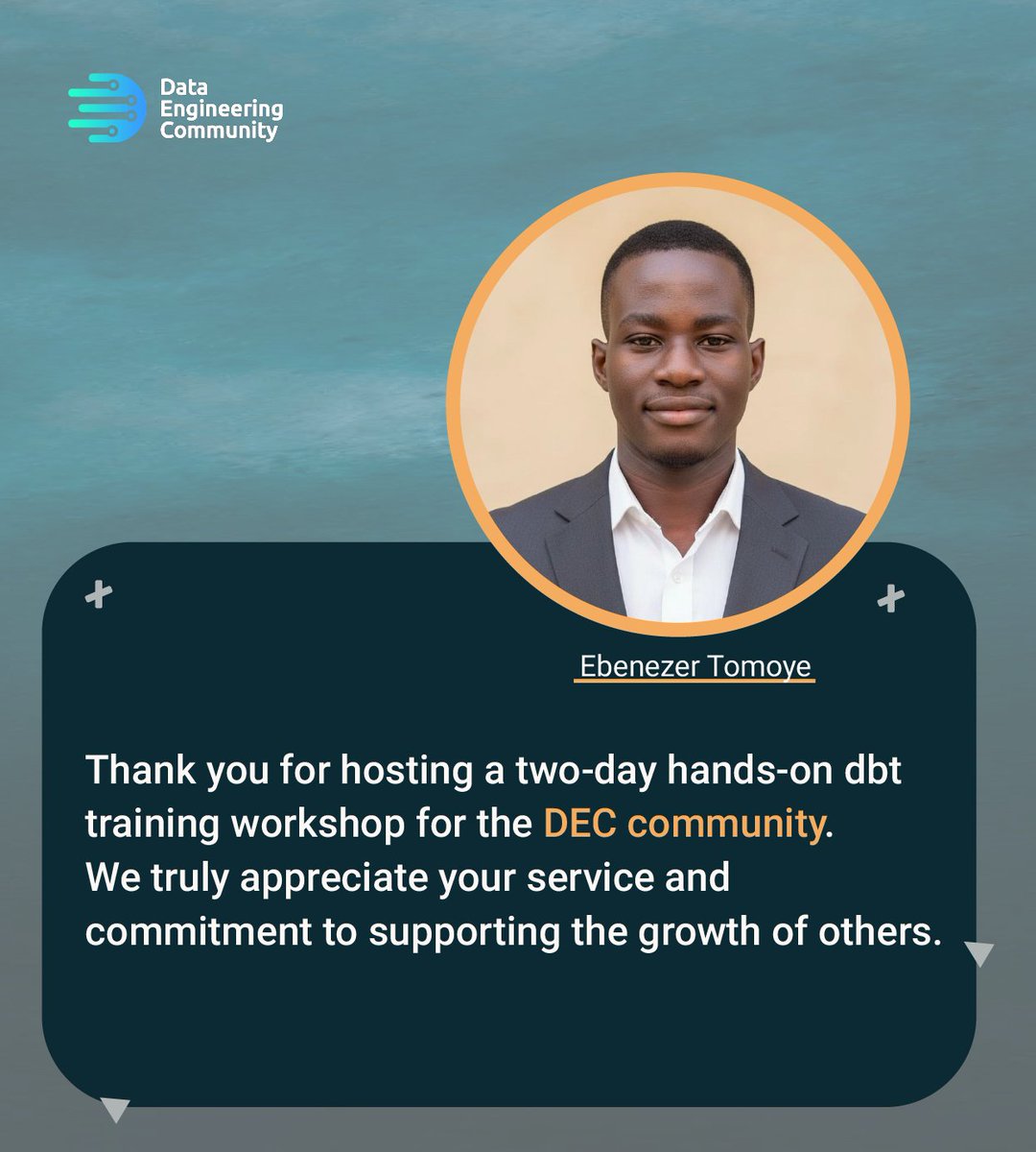 Data Engineering Community (DEC) tweet media