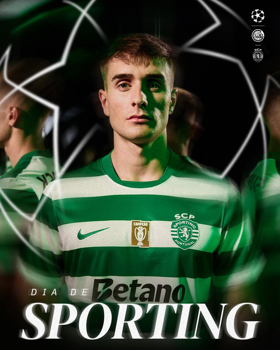 SportingCP's tweet photo. 💫 Noite de @ChampionsLeague na Noruega 🇳🇴 𝐄𝐌 𝐅𝐑𝐄𝐍𝐓𝐄, 𝐒𝐏𝐎𝐑𝐓𝐈𝐍𝐆 ⚔️

#BODSCP #UCL https://t.co/rDZ8euepst