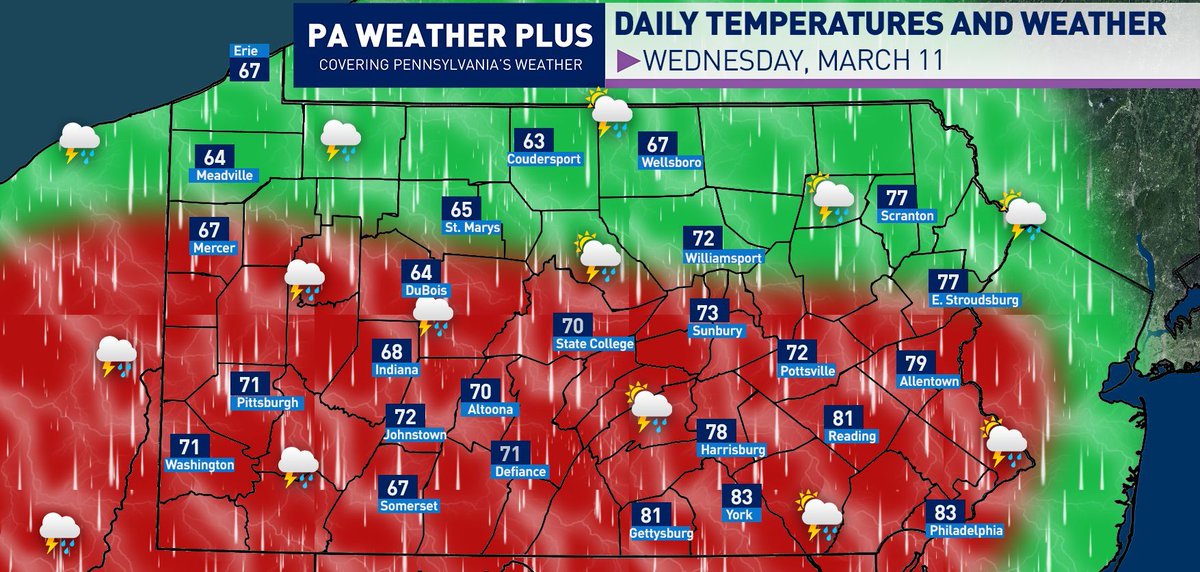 Wind Ridge Pa Weather Pennsylvania Weather Daily ⛈️Wednesday, March 11 Good morning ...