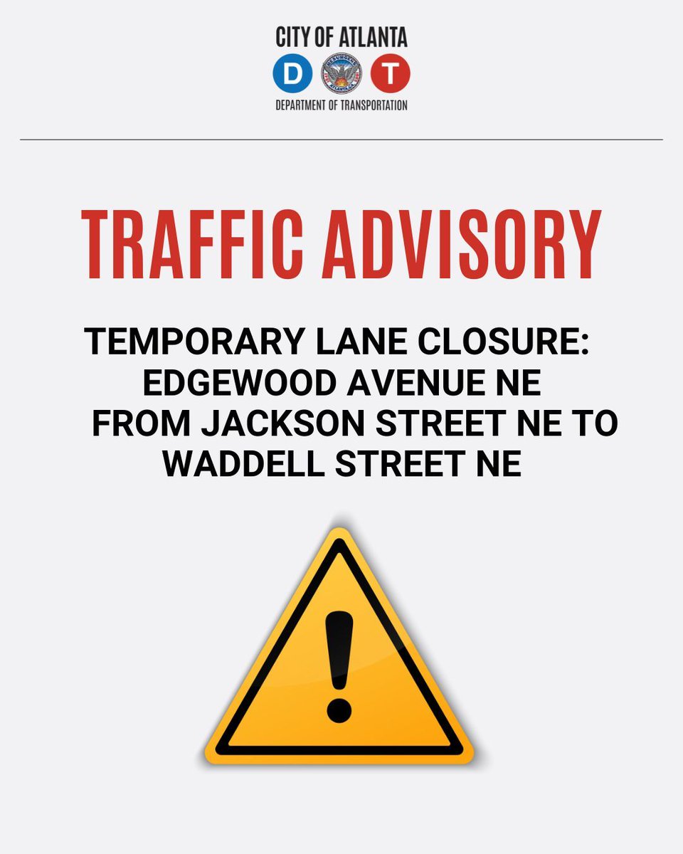 Atlanta Department of Transportation tweet media