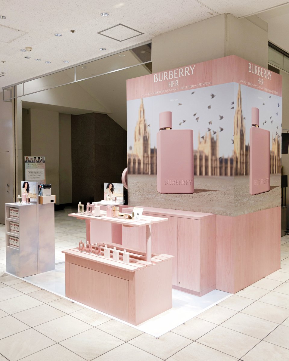 本日より開催📣／ ＜バーバリー ビューティ＞POP UP EVENT □会期