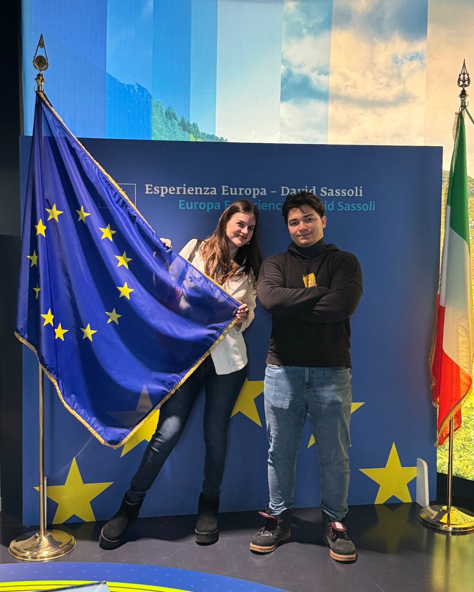 WeBalkans's tweet photo. In Rome, Jovana and Kleidi brought the Western Balkans voice to talks on Europe’s future 🇪🇺✨

At “Rethinking Europe”, they represented the YEA network in discussions on enlargement, democracy, and political responsibility. #YEAdo
#WeBalkans #WesternBalkans #YEStoYEA https://t.co/kZWrPJfzki