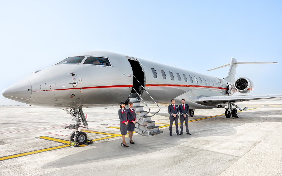 vistajet's tweet image. The #VistaJet Program is designed for those who seek the benefits of owning a #privatejet without the complexity. Discover more today: brnw.ch/21x0DGE

#Vista #SilverWithARedStripe #privateaviation #privatejetcharter #businessjet #bizav