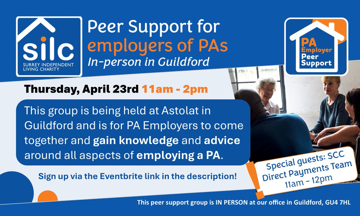 Surrey Independent Living Charity (SILC) tweet media