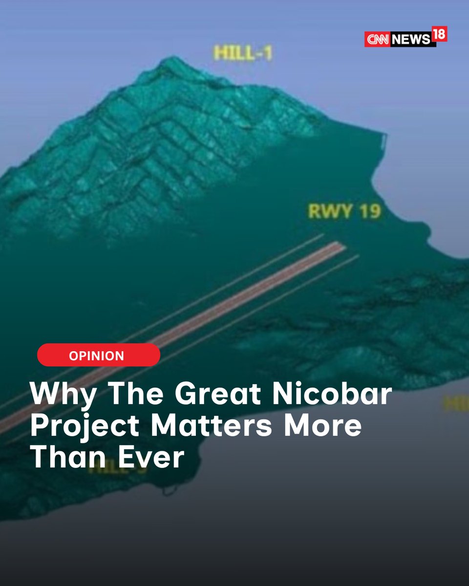 CNNnews18's tweet image. #Opinion | Why The Great Nicobar Project Matters More Than Ever 

Writes: @tuhins | #andamannicobar #island #project #airport 

news18.com/opinion/opinio…