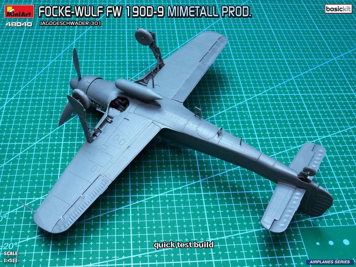 hobbysearch_mm's tweet image. 【プラモデル予約】Mini Art(ミニアート)
1/48 フォッケ・ウルフ Fw 190D-9 ミメタール製 ベーシックキット 第301戦闘航空団
予約受付中です！→ 1999.co.jp/11349097
終戦間際に納入され、仕上げが簡略化されていたミメタール社製の機体をモデル化。
#Fw190 #Luftwaffe #Scalemodels