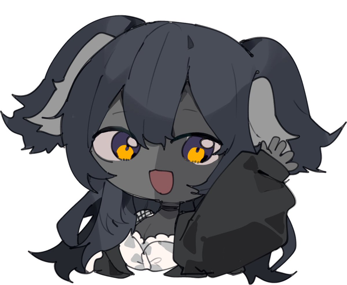 Prees 🐇🌗 Monochrome Bunny Vtuber tweet media