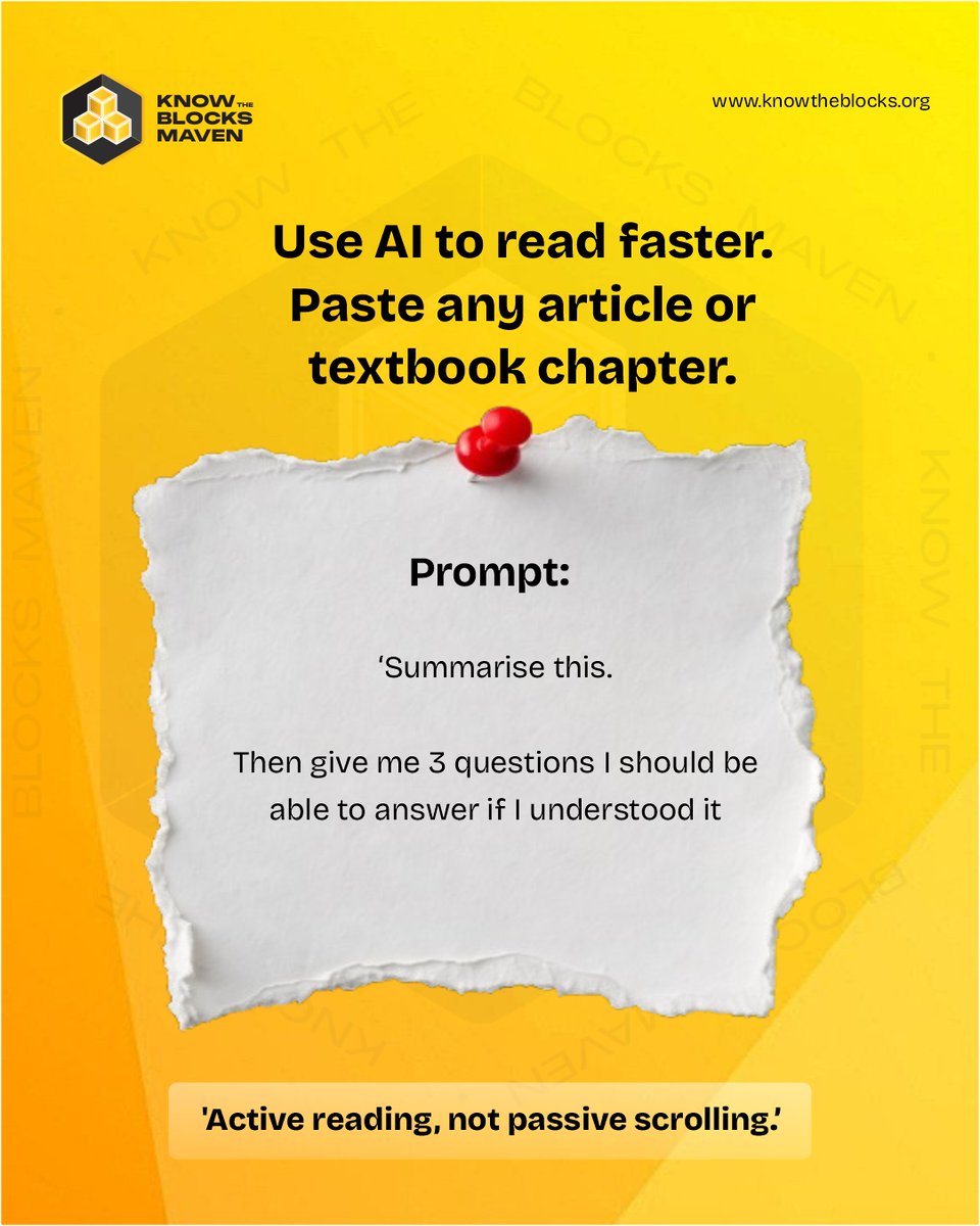 Know the Blocks Maven (KBM) tweet media