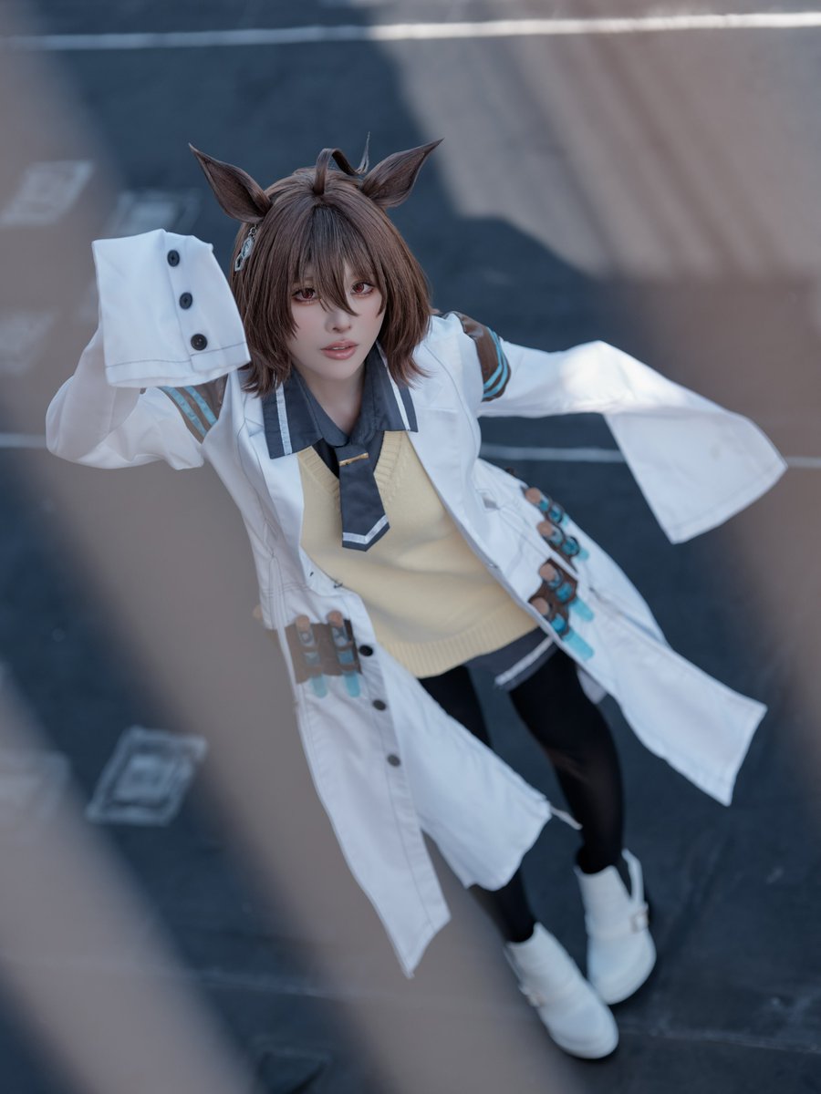 cosplay ウマ娘 プリティーダービー 🧪🧫アグネスタキオン🧬🏇 ※4K画像