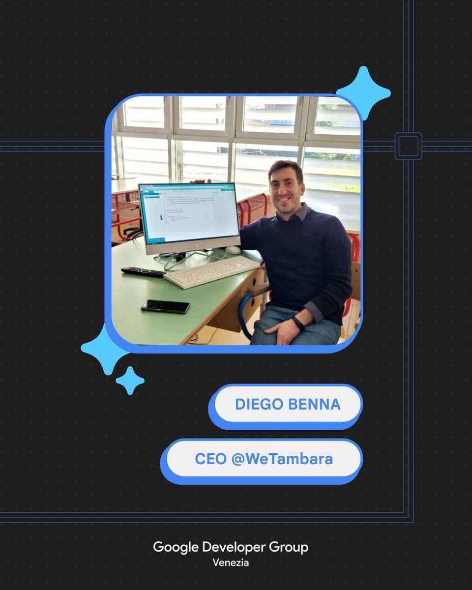 gdgvenezia's tweet photo. E se l’AI smettesse di darti solo risposte?

In questo workshop imparerai come creare un assistente AI in grado di guidare lo studente nel ragionamento.

Prerequisiti
✅ Node.js v22
✅ npm v10
✅ JS/TS
✅ VS Code

🎟️ Prenota il tuo posto: https://t.co/vz3C9YhxqI
📍 DonQ, Padova https://t.co/kh2b3vWQKj