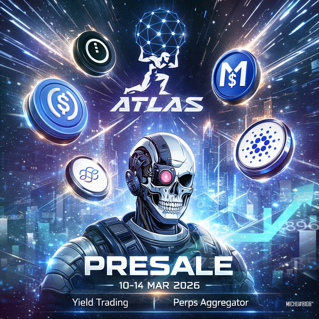 $ATLAS Presale is Now LIVE! 🔥
ATLAS is Multi-Vertical DeFi platform designed for Midnight.

▶️Presale Price : 0.167 ADA per $ATLAS
▶️Purchased by $ADA, $NIGHT, $IAG, $USDM, $USDCx
▶️10-14 Mar 26 ⌛️

“The Ticker is $ATLAS ” 🚀
<a href="/ATLAS_DEFI_/">ATLAS│ Presale — Live</a> 

Mint Here 👇
pillar.bankerlabs.io/atlas